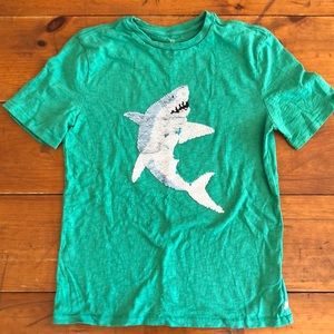 Gap Sequin Shark Shirt